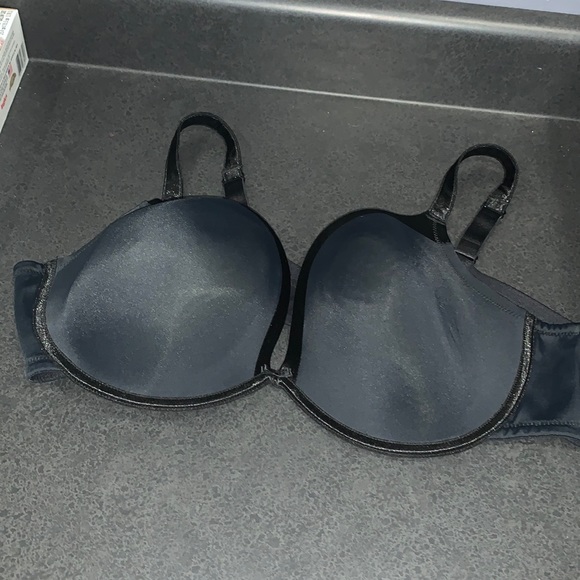 NWT Avenue 46D black underwire push up bra - Picture 1 of 6